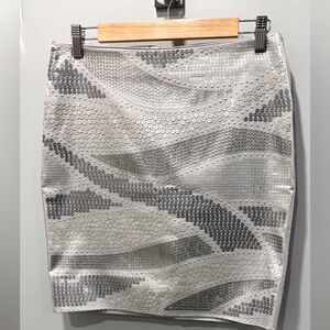 White House Black Market sequin skirt